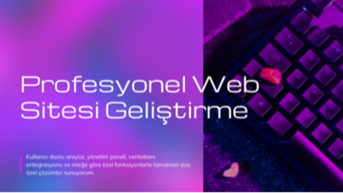 kullanıcı dostu web sitesi yapabilirim