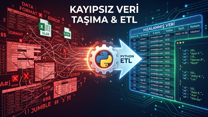sistemler arası veri taşıma ve format dönüşümü yaparım