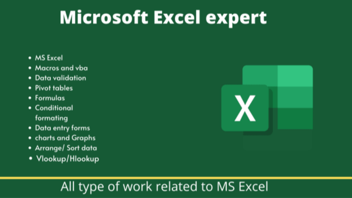 excel işlerinizi istediğiniz şekilde yaparım