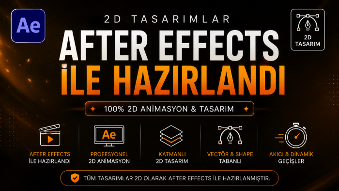 after effects ile 2d 3d ürün reklamı videoları hazırlıyorum