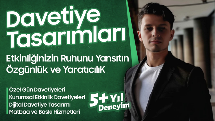 profesyonel davetiye tasarımları yapabilirim