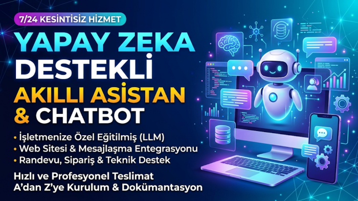işletmen için yapay zeka destekli chatbot geliştirebilirim