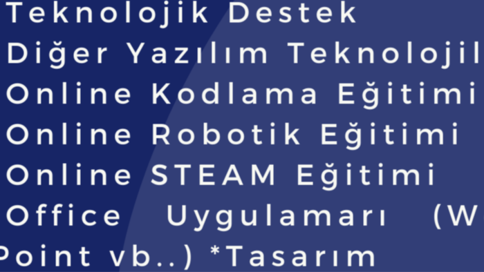 online kodlama ve lego robotik eğitimi veriyorum