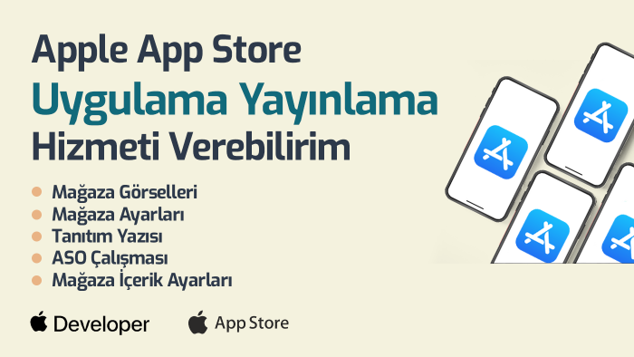 uygulamanızı App Store'de yayınlayabilirim