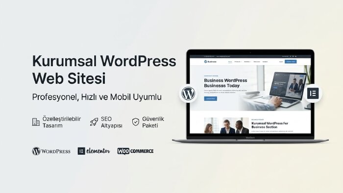 WordPress ile profesyonel web sitesi kurarım