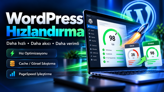 WordPress sitenizi hızlandırır ve optimize ederim
