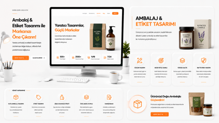 sizler için ambalaj & etiket tasarımları yapabilirim