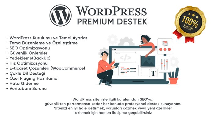 Wordpresste her konuda yardımcı olabilirim