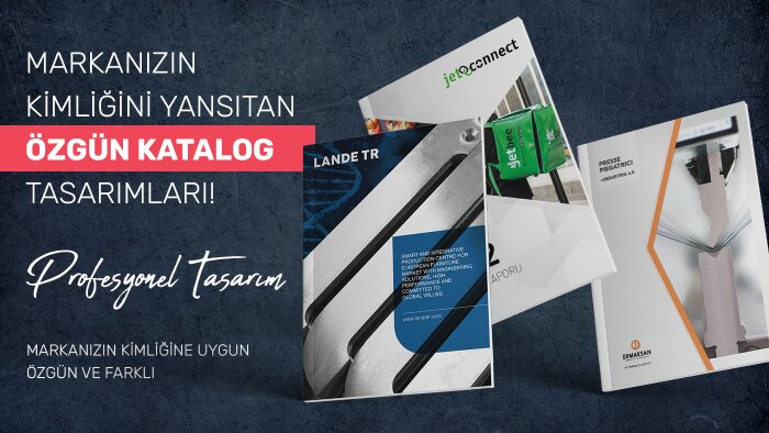 şirketinize uygun profesyonel katalog tasarlıyorum