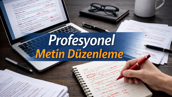 metin düzenlemesi yaparım