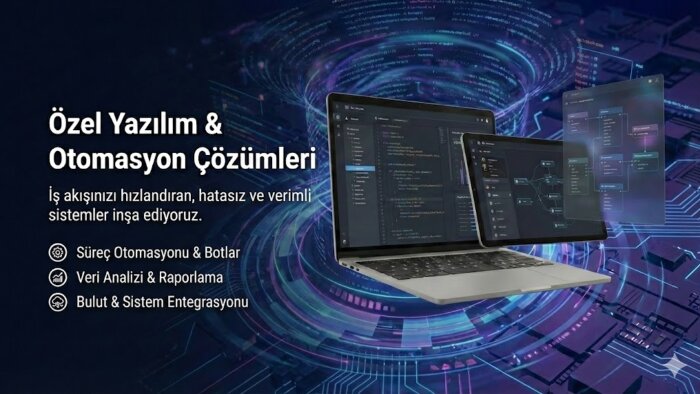işletmenize özel otomasyon ve yazılım sistemleri yaparım