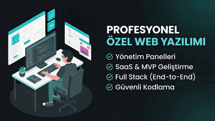 sıfırdan uçtan uca özel projelerinizi kodlayabilirim