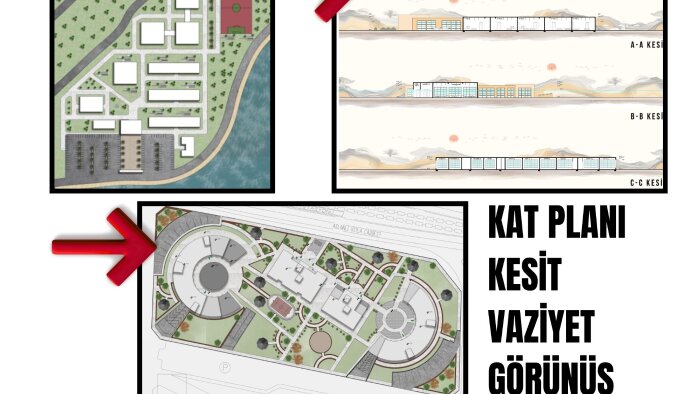 mimari plan kesit boyarım