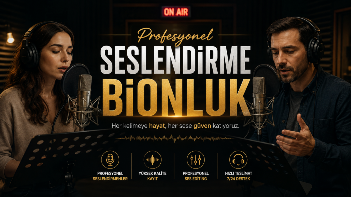 seslendirme işlerinizi en iyi şekilde yapabilirim