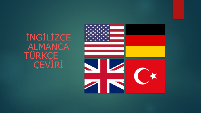 İngilizce Almanca Türkçe dillerinde çeviri yapabilirim