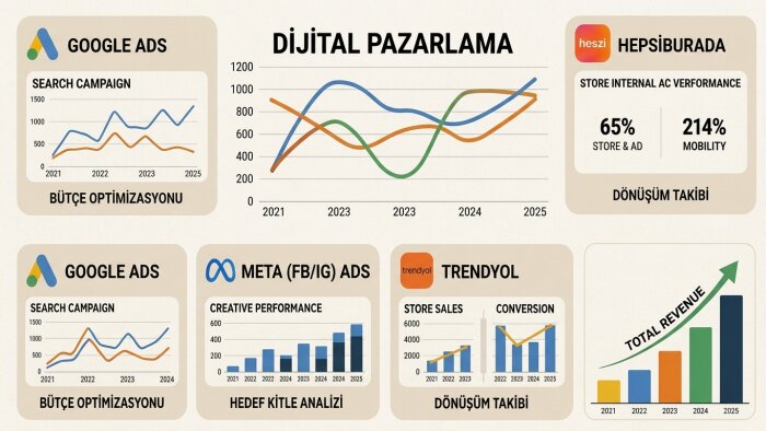 Google Ads ve Meta reklam yönetimi yapıyorum