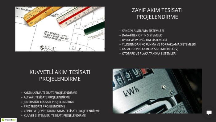 elektrik projelerinde mimari temizlerim