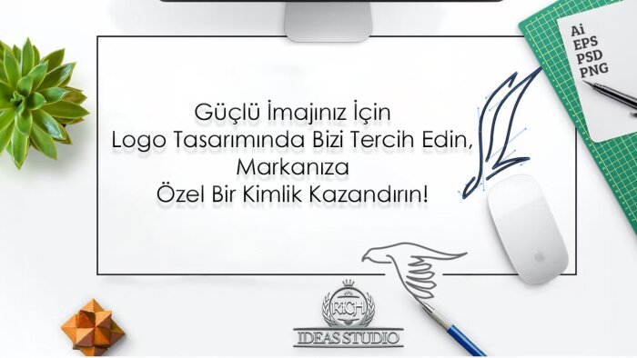 yaratıcı logo tasarımlarıyla markanıza özgünlük katıyorum