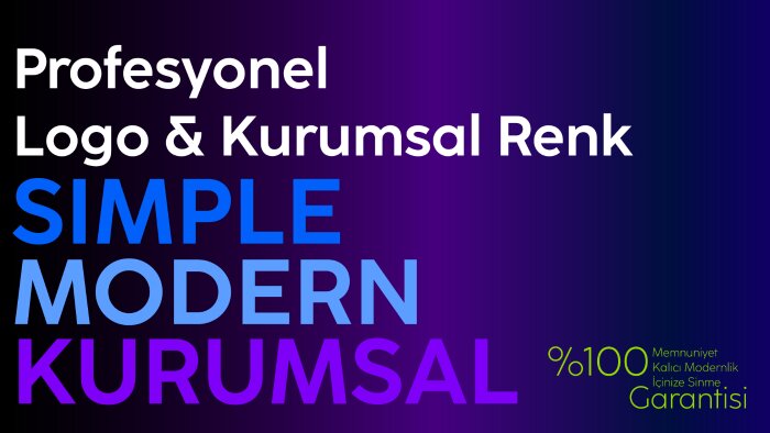 kurumsal, şık ve modern logolar tasarlayabilirim