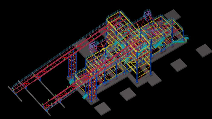 tekla programında modelleme yaparım