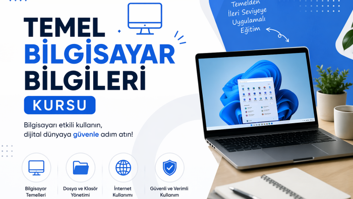 sıfırdan temel bilgisayar kullanımını öğretiyorum