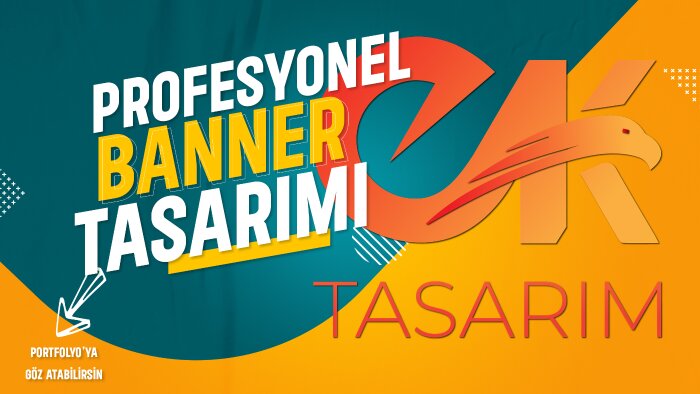 markanınza uygun etkileşim oluşturacak banner tasarlarım