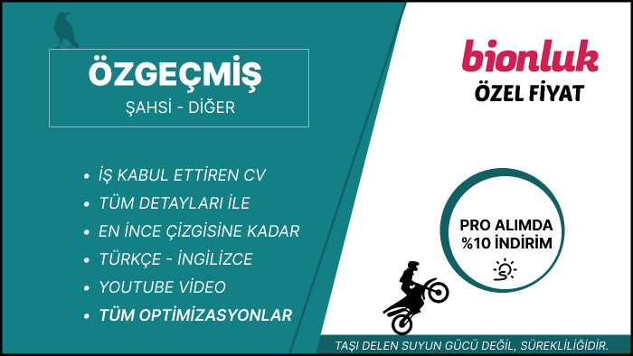 iş bulma olasılığı yüksek özgeçmiş hazırlarım