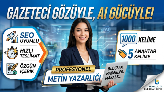 gazeteci disiplini ve AI hızıyla özgün içerik üretirim