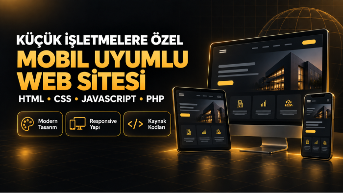 küçük işletmeniz için mobil uyumlu web sitesi yaparım