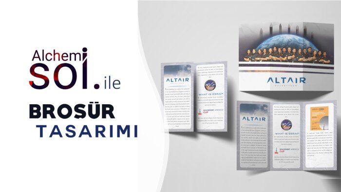 estetik, dikkatleri üzerine çeken katlı broşür tasarlarım