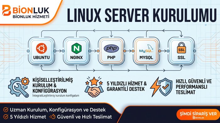 Linux ve Ubuntu Server kuruyorum ve yönetiyorum