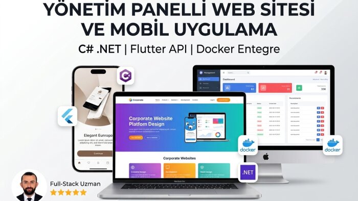işletmeniz için kurumsal ve modern web sitesi yaparım