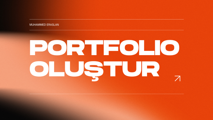 sizin kişisel portfolyo web sitenizi oluşturabilirim