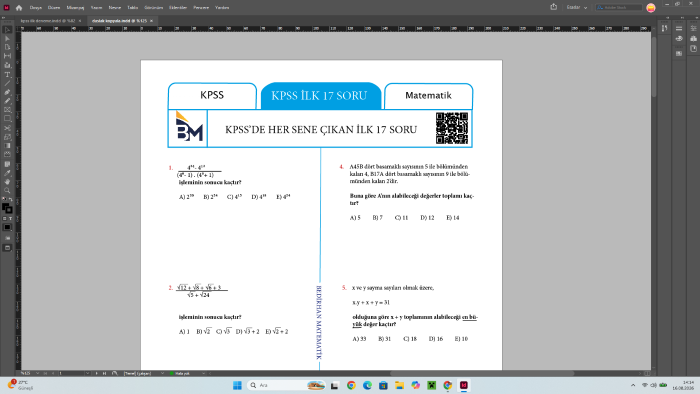 profesyonel PDF ve InDesign tasarımı yapıyorum