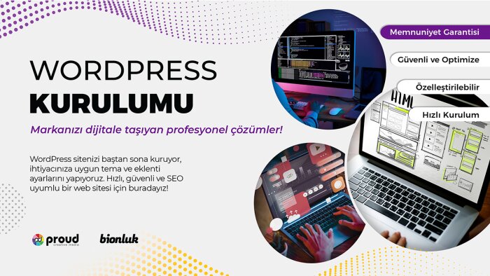 WordPress sitenizi eksiksiz ve profesyonel kurarım