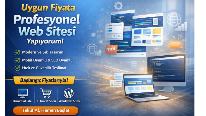 profesyonel web sitesi yaparım