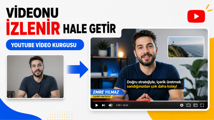 YouTube videolarınız için detaylı kurgu yaparım