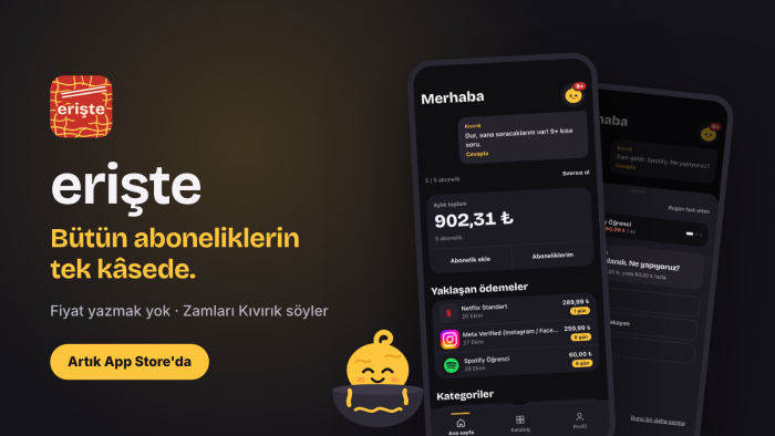 ihtiyacınıza özel modern web ve mobil uygulamalar yaparım