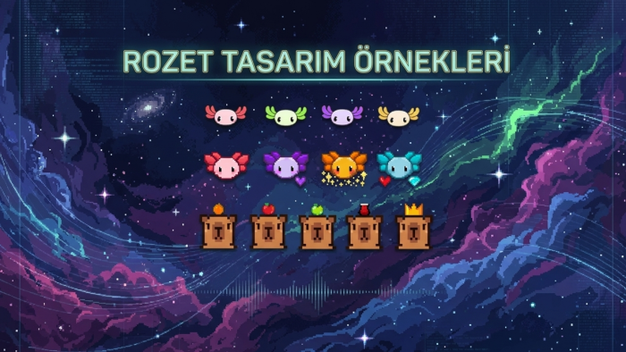 yayıncılar için emote ve rozet tasarlıyorum