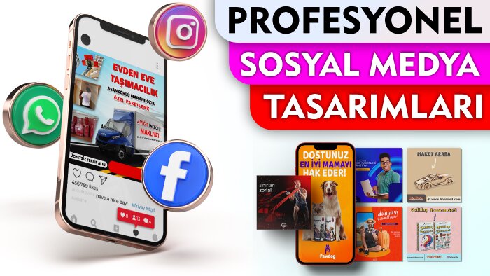sizin için profesyonel sosyal medya tasarımlarınızı yaparım