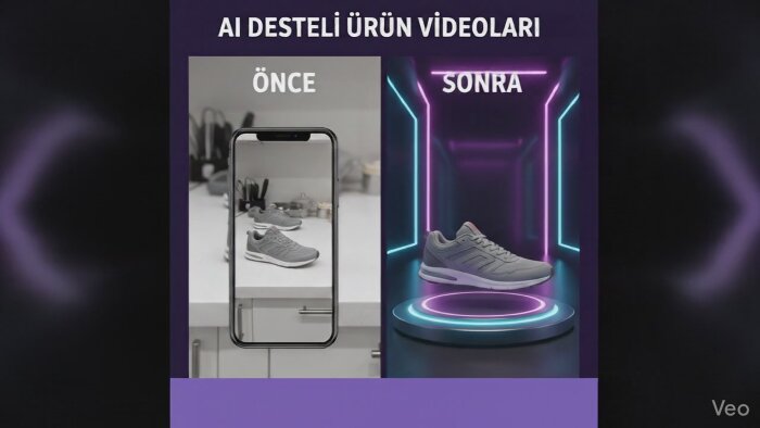 yapay zeka ile profesyonel ürün tanıtım videoları hazırlarım