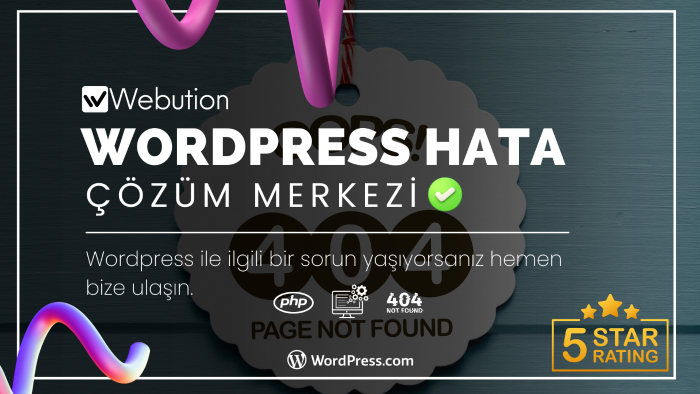 wordpress hatalarınızı en hızlı şekilde çözerim