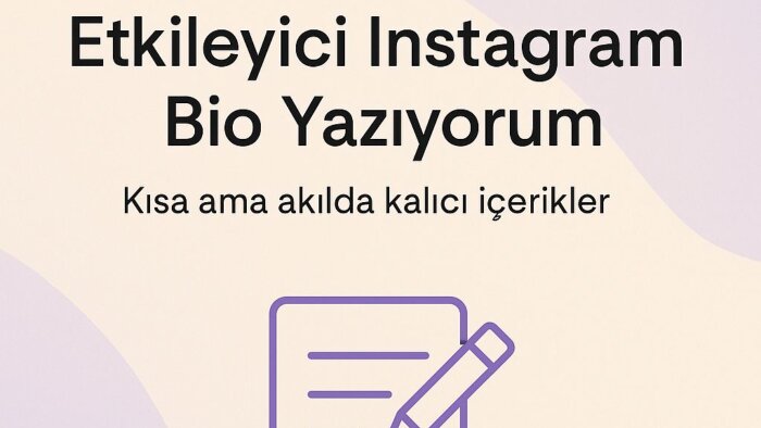 etkileyici instagram biosu yazıyorum