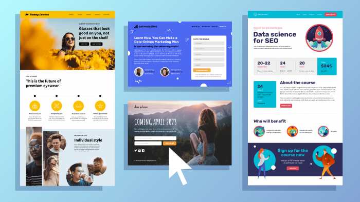 istediniz landing page sayfayı yapabilirim