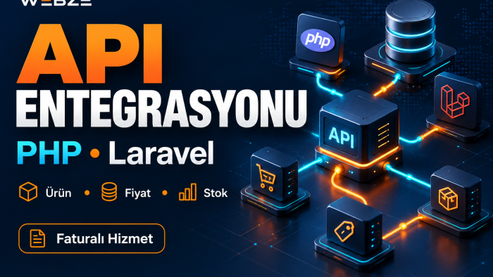 PHP ve Laravel sitenize API entegrasyonu yaparım