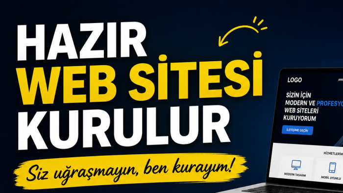 sizin için hızlı ve güvenilir WordPress web sitesi kurarım