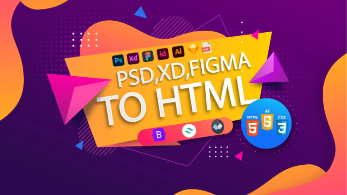 tasarımınızı HTML, CSS ve JavaScript ile kodlarım