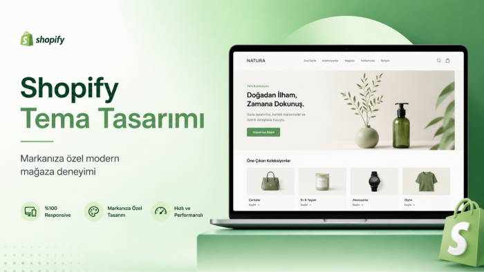 markanıza özel Shopify teması tasarlarım