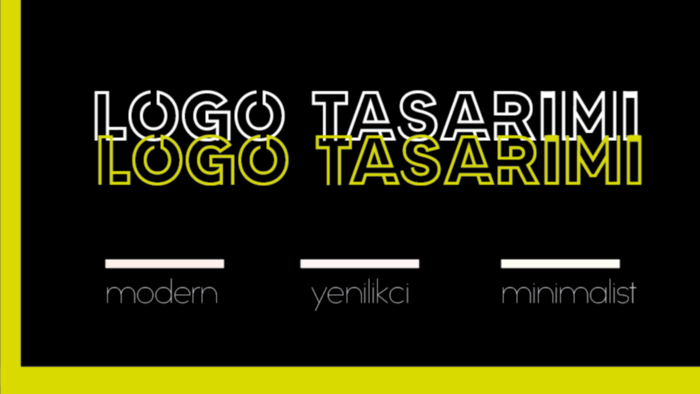 modern ve akılda kalıcı logo tasarımları yaparım