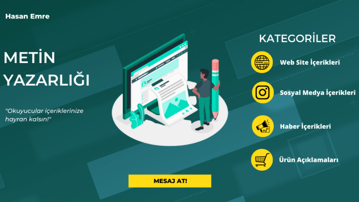 okuyanların hayran kalacağı SEO uyumlu metinler yazabilirim